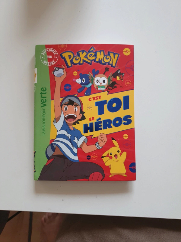 Livre Pokemon c est toi le héros