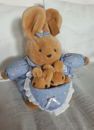 Peluche Maman Lapin et ses 2 petits, brand: ANNA, condition: Very good, size: One size, €5.00, €5.95 includes Buyer Protection