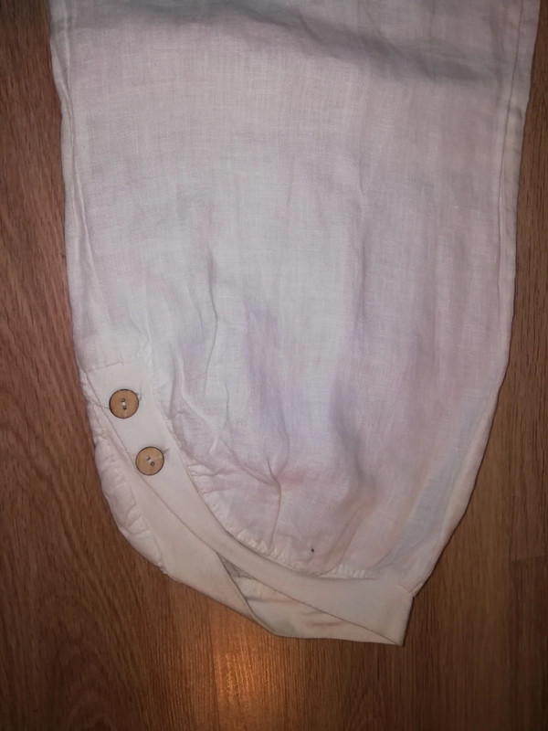 Pantalon blanc en lin  4