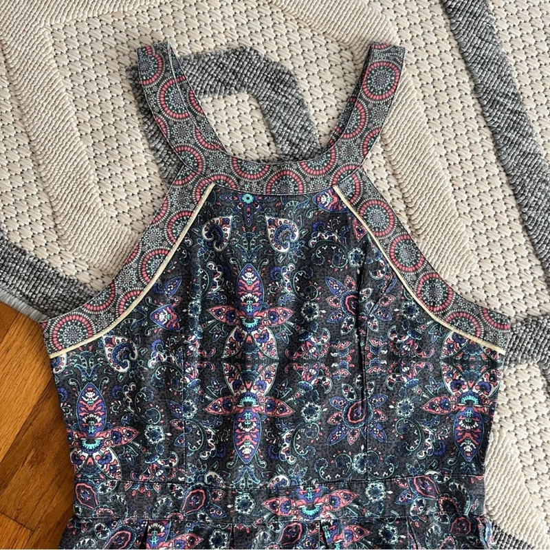 American Eagle Paisley Print Halter Mini Dress 2