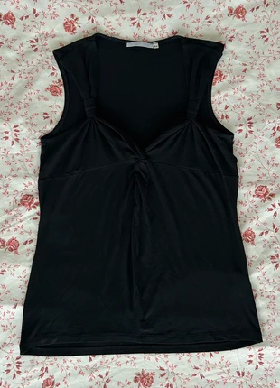 Black tank top with strap detail, marque: 3 Suisses, état: Très bon état, taille: XL / 42 / 14, 8,00 €, 9,10 € Protection acheteurs incluse