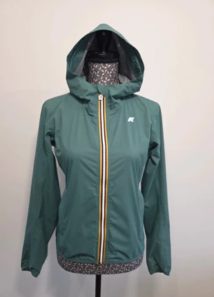 Manteau parka veste imperméable K-way Lily éco stretch dot vert bleuté taille S 🔥, marque: K-Way, état: Très bon état, taille: S / 36 / 8, 119,00 €, 125,65 € Protection acheteurs (Pro) incluse