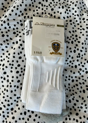 Leeds united kappa 2019/2020 centenary home Marcelo Bielsa socks, brand: Kappa, condition: New without tags, size: S | 5–8, £50.00, £53.20 includes Buyer Protection