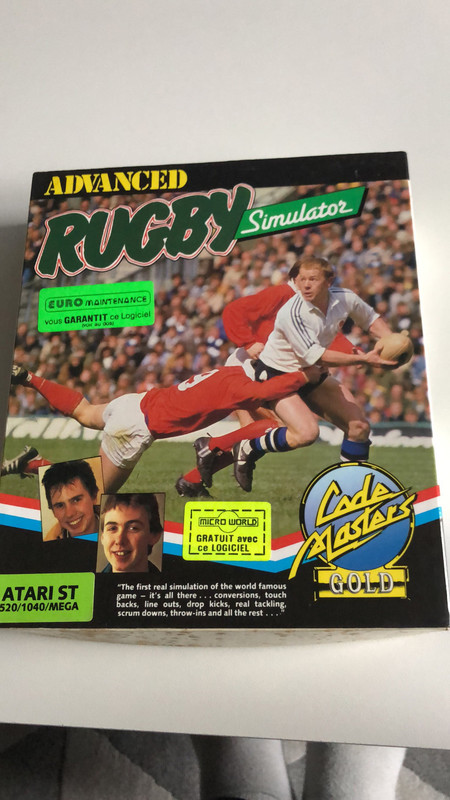 Jeu Atari ST Advanced Rugby Simulator | Vinted