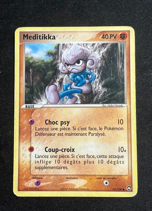 Meditikka 55/108, brand: Pokémon, condition: Satisfactory, €1.00, €1.75 includes Buyer Protection