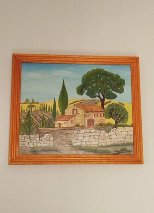 Tableau paysage peint, état: Neuf sans étiquette, 6,00 €, 7,00 € Protection acheteurs incluse