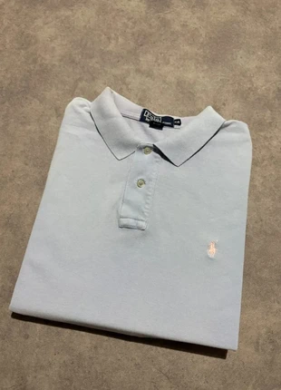 Polo Ralph Lauren Manches Courtes Traditionnel Gris Clair Logo Brodé Vintage / Taille XXL, marque: Ralph Lauren, état: Très bon état, taille: XXL, 14,90 €, 16,35 € Protection acheteurs (Pro) incluse