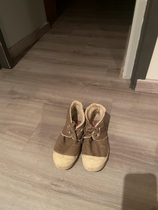 Basket montante Bensimon vert kaki