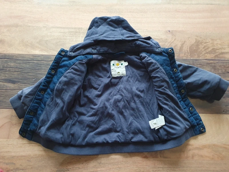 Veste hiver imitation jean 2 ans - photo numéro 2