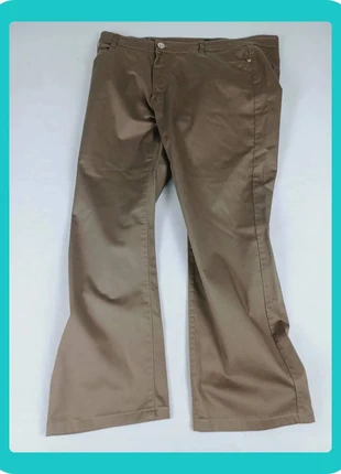 A1375 - Calças largas castanho-bege R&P79 (XXL) | Relaxed and Stylish Wide-Leg Trousers, brand: r&p79, condizioni: Buone, taglia: XXL, €24.00, €25.90 include la Protezione acquisti