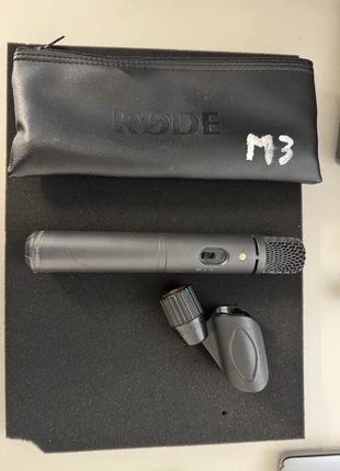 Rode M3 Studio and Live Condenser Microphone with Box and Accessories, brand: Røde, condition: Good, £65.00, £68.95 includes Buyer Protection Pro