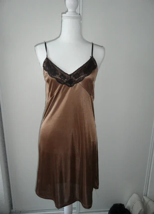 Dark brown nuisette Y2K baby doll pyjama été summer gothique goth, marke: Vintage Dressing, zustand: Gut, größe: M / 38 / 10, 3,00 €, 3,85 € inklusive Vinted-Käuferschutz