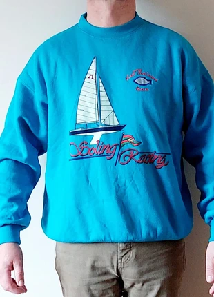 Pull Vintage Club Thalassa team by Gabriel D'Authie. Fr3. 1988. Taille M/L., brand: Thalassa, condition: Very good, size: M, €54.00, €57.40 includes Buyer Protection