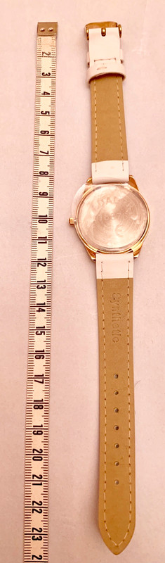 Montre Georges Rech blanche et dor e