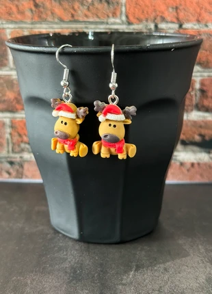 Boucles d’oreilles rennes Noël, marque: Fait Main, état: Neuf sans étiquette, 2,00 €, 2,80 € Protection acheteurs incluse