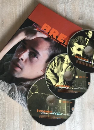 3CD 💿 / Jacques Brel - Quand on n’a que l’amour, staat: Goed, € 4,99, € 5,94 inclusief Kopersbescherming Pro