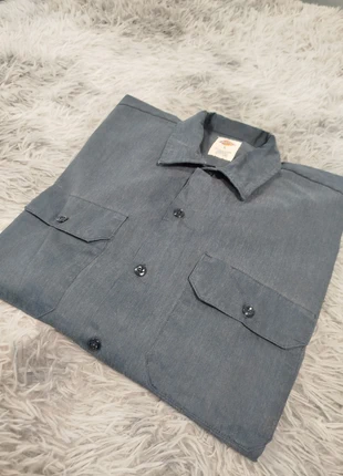 Chemise grise Dickies vintage Workwear grise patch L Homme, marca: Dickies, estado: Bom, tamanho: L, €10.00, €11.20 inclui Proteção do Comprador Pro