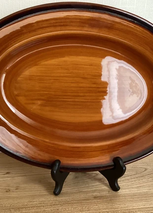 Plat de service oval en faïence de Saint Clément, années 1970, marke: St Clément, zustand: Sehr gut, 20,00 €, 21,70 € inklusive Vinted-Käuferschutz