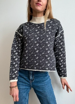 Pull d’hiver gris vintage made in Italy - S, brand: Vintage Dressing, condition: Very good, size: S / 36 / 8, €30.00, €32.20 includes Buyer Protection Pro