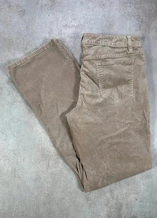 Pantalon Vintage En Velours Côtelé / Corduroy Apt 9 beige droit coton-texture taille 12, marque: Vintage Dressing, état: Très bon état, taille: L / 40 / 12, 12,00 €, 13,30 € Protection acheteurs (Pro) incluse