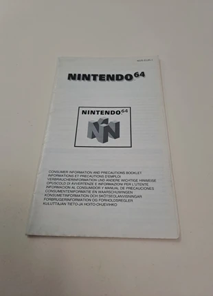 Notice nintendo 64 NUS-EUR-1, état: Bon état, 2,50 €, 3,33 € Protection acheteurs incluse