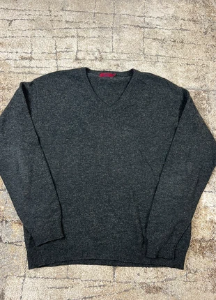 Retro vintage Classic jumper col V asics grandpa (XL femme) - SKU 154, marca: Vintage Dressing, estado: Muito bom, tamanho: XL / 42 / 14, €8.00, €9.10 inclui Proteção do Comprador Pro