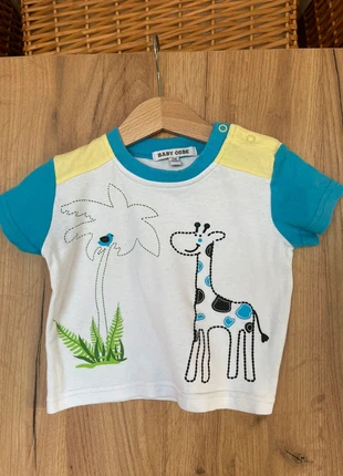Baby Code katoenen T-shirt met girafprint maat 80, leuk kerstcadeau 🎁, merk: Baby Code, staat: Heel goed, maat: 12-18 maanden / 80 cm, € 1,00, € 1,75 inclusief Kopersbescherming