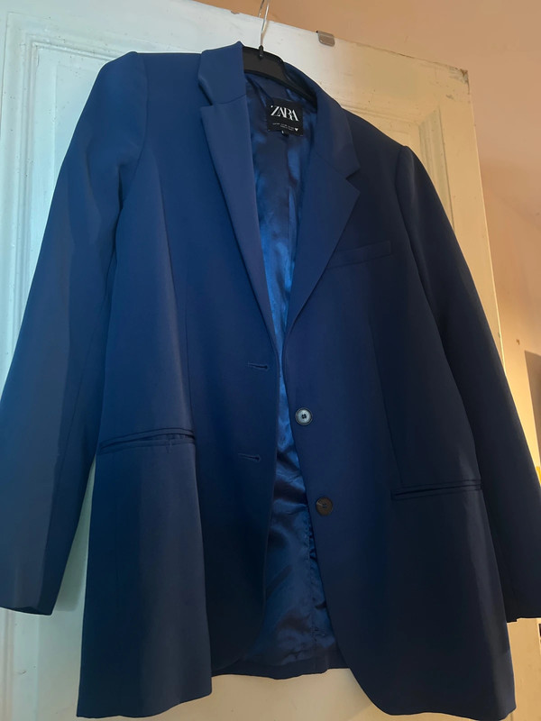 Veste zara bleu electrique hotsell