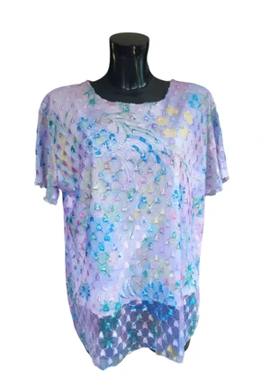 Blouse manches courtes aux couleurs estivale - Taille XL/XXL, marque: pas de marque, état: Neuf sans étiquette, taille: XL / 42 / 14, 7,50 €, 8,58 € Protection acheteurs incluse