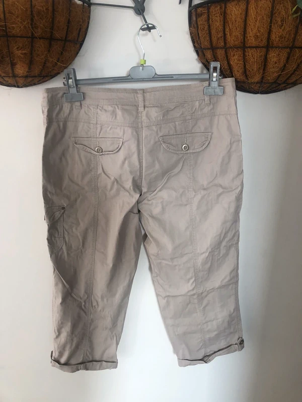 Pantacourt beige Camaïeu Taille 42 - photo numéro 2