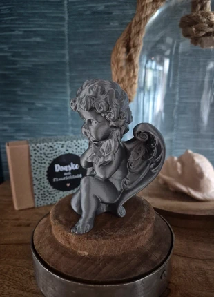 Zilverkleurige engel, merk: IMHome3Deco, staat: Als nieuw, € 7,00, € 8,05 inclusief Kopersbescherming Pro