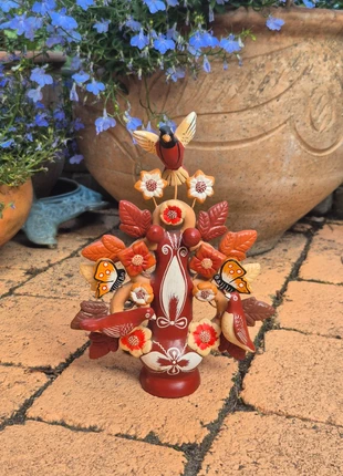 Mexicaanse folklore tree of life kandelaar terracotta, état: Très bon état, 49,95 €, 53,15 € Protection acheteurs incluse