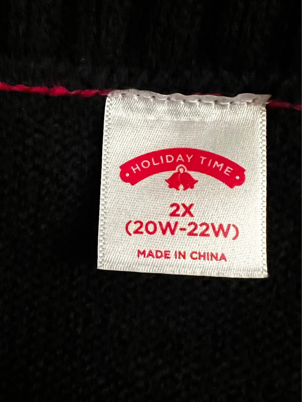 Christmas Sweater Feliz Navidad Women’s Size 2X (20W-22W) 4