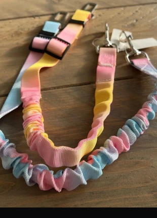 🌈 2x Honden Autogordel Pastel – Elastisch & Universeel – 2 voor €5, merk: doglabel, staat: Nieuw met prijskaartje, maat: Universele maat, € 5,00, € 5,95 inclusief Kopersbescherming