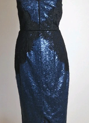 Little Mistress Navy Sequin Lace Midi Dress Size 8, brand: Little Mistress, condition: New with tags, size: Other, £13.00, £14.35 includes Buyer Protection