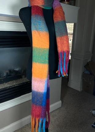 Rainbow striped wool scarf #winteraccessories, brand: Rainbow, condition: New without tags, $3.00, $3.85 includes Buyer Protection
