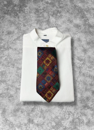 Cravate Christian Lacroix vintage 90s multicolore à motif fleur 100% soie made in Italie, brand: Christian Lacroix, condizioni: Nuovo senza cartellino, €29.90, €32.10 include la Protezione acquisti