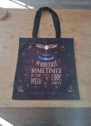 Black bookish tote bag with Cassandra Clare Clockwork angel quote., marque: Cassandra Clare, état: Très bon état, 4,99 €, 5,94 € Protection acheteurs incluse
