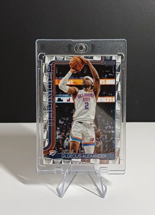 2025-26 Topps Baloncesto Shai Gilgeous-Alexander Lámina de Red Plateada #115, marque: Topps, état: Neuf avec étiquette, 5,50 €, 6,48 € Protection acheteurs incluse