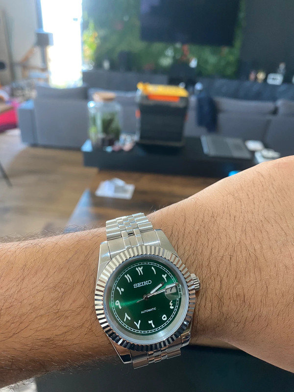 Seiko arabic dial green Vinted