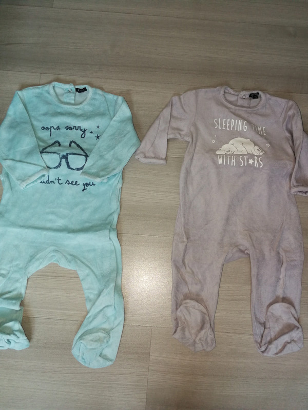 2 pyjamas garçon 18 mois 