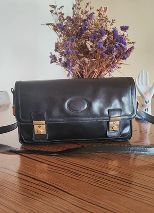 Sac à main en cuir noir vintage Balança Paris Made in France, marque: Vintage Dressing, état: Très bon état, 19,00 €, 20,65 € Protection acheteurs incluse