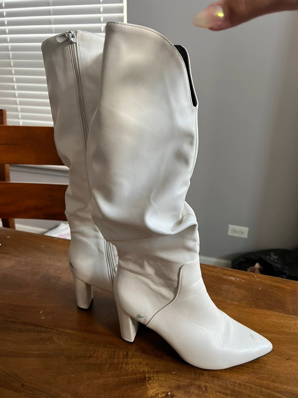 Long white boots 2