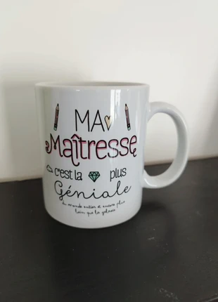 Tasse maitresse, merk: Inconnu, staat: Heel goed, € 2,00, € 2,80 inclusief Kopersbescherming