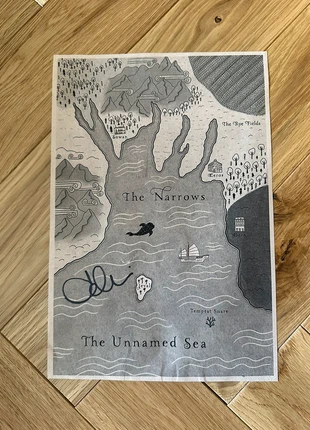 Signed Map of The Unnamed Sea , brand: Adrienne young, condition: Very good, £10.00, £11.20 includes Buyer Protection