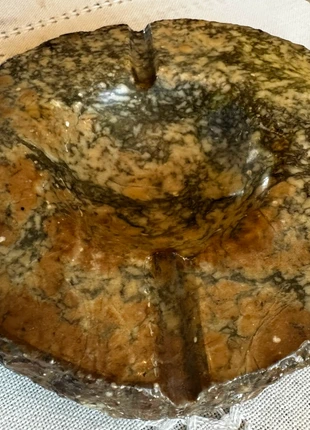 Grand cendrier vintage en serpentine, brand: Fabrication Artisanale, condition: Very good, €25.00, €26.95 includes Buyer Protection