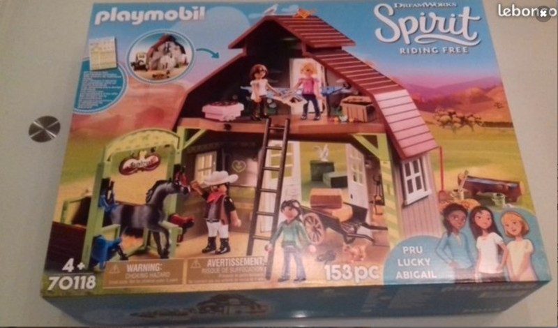 Playmobil free grange avec Lucky, Apo et Abigaëlle 70118
