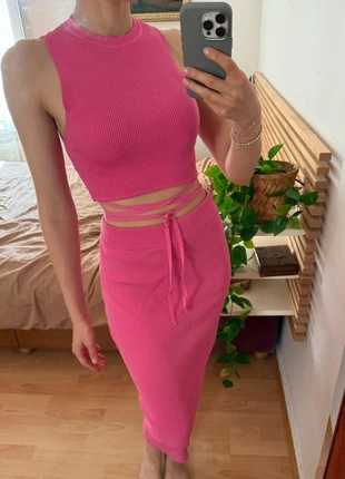 Ensemble jupe rose Zara, merk: Zara, staat: Heel goed, maat: S / 36 / 8, € 14,00, € 15,40 inclusief Kopersbescherming