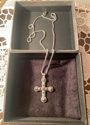 Collana Croce Stile En Route Y2K, marque: En Route Jewelry, état: Neuf avec étiquette, 10,90 €, 12,15 € Protection acheteurs incluse