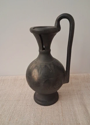 Antique ceramic fire burnt vase - "Bilha do Segredo", merk: Ceramic, staat: Heel goed, € 40,00, € 42,70 inclusief Kopersbescherming